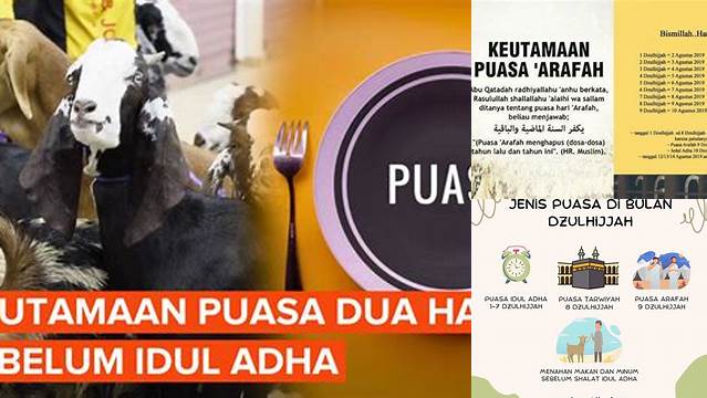 Puasa Dua Hari Sebelum Idul Adha