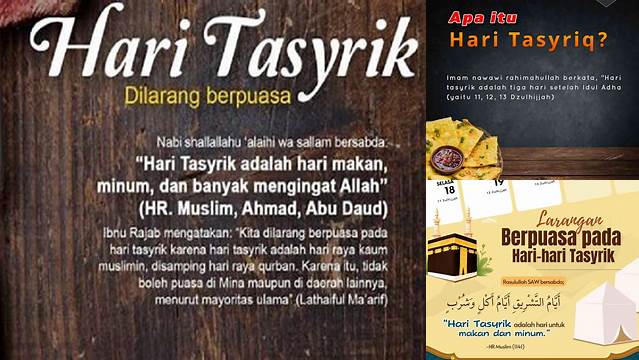 Puasa Hari Tasyrik