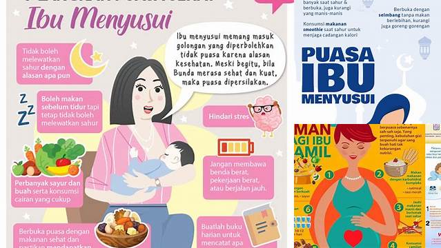 Puasa Ibu Menyusui