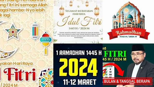 Puasa Idul Fitri 2024