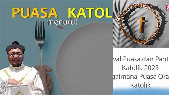 Puasa Katolik Untuk Permohonan