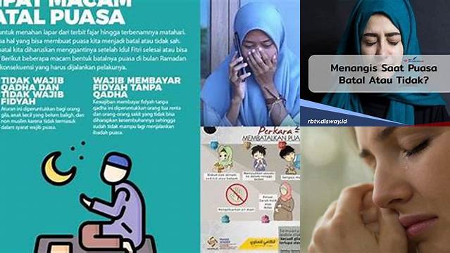 Puasa Menangis Apakah Batal