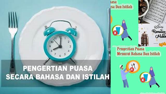 Puasa Menurut Istilah Adalah