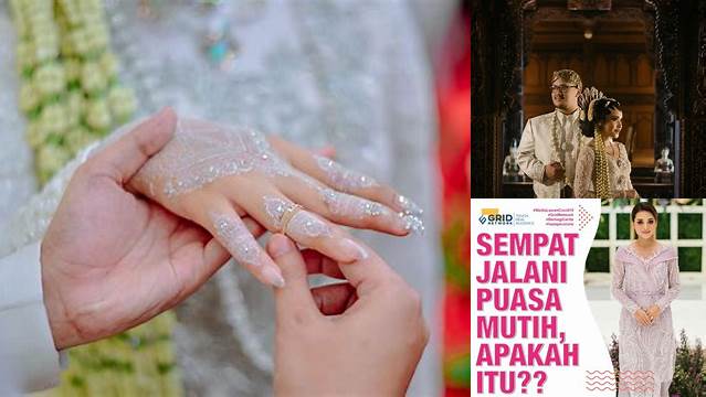 Puasa Mutih Sebelum Menikah