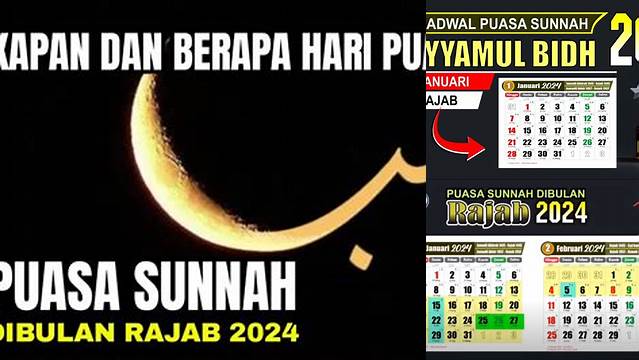 Puasa Rajab 2024 Jatuh Pada Tanggal