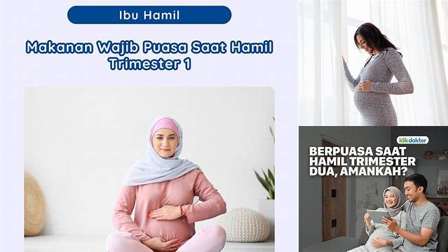 Puasa Saat Hamil Trimester 1