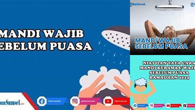 Puasa Sebelum Mandi Wajib