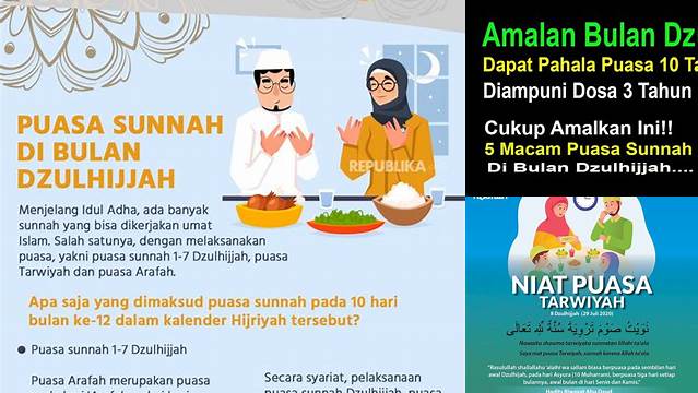 8 Hal Penting tentang Puasa Sunah di Bulan Dzulhijjah untuk Kesempurnaan Idul Adha