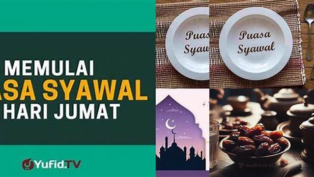 Puasa Syawal Di Hari Jumat