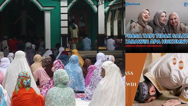 Temukan 9 Hal Penting tentang puasa tapi tidak tarawih menjelang Idul Fitri