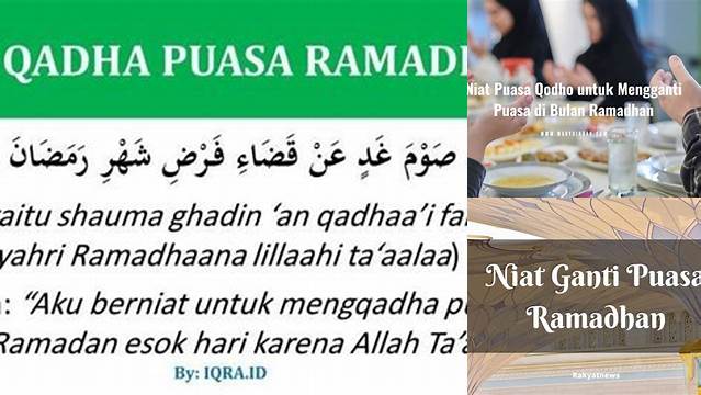 Temukan 9 Hal Penting tentang Puasa Qadha Ramadhan sebelum Idul Adha