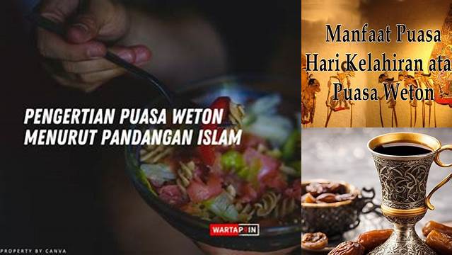 Puasa Weton Menurut Islam