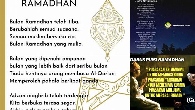 Puisi Tentang Puasa Ramadhan