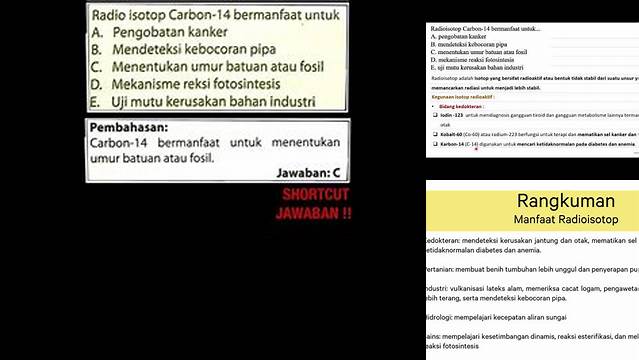 Manfaat Radioisotop Karbon 14 yang Jarang Diketahui dan Harus Anda Tahu