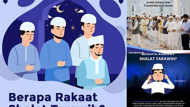 Ketahui 8 Hal Penting tentang Rakaat Shalat Tarawih  Menjelang Idul Fitri