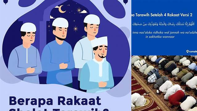 Rakaat Tarawih Paling Sedikit