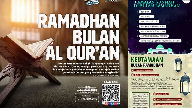 Temukan 9 Hal Penting tentang Ramadhan adalah Bulan Penuh Berkah Menjelang Idul Fitri