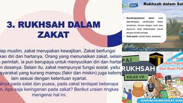 Rukhsah Dalam Zakat