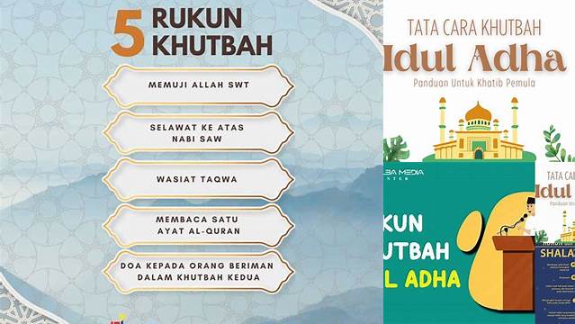 Rukun Khutbah Idul Adha