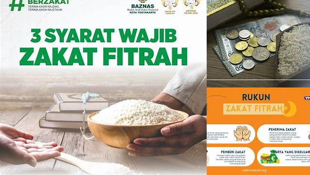 Rukun Zakat Fitrah Adalah