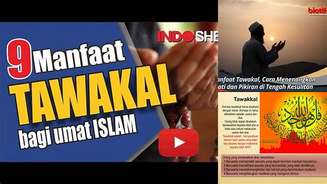 Temukan Manfaat Sifat Tawakal yang Jarang Diketahui