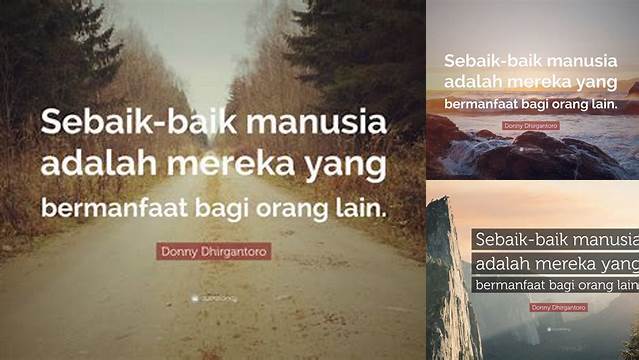 Temukan Manfaat "Sebaik Manusia yang Bermanfaat" yang Jarang Diketahui