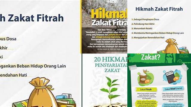 Sebutkan 5 Hikmah Zakat