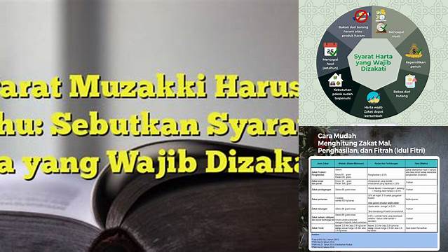 Sebutkan Diantara Harta Yang Wajib Dizakati