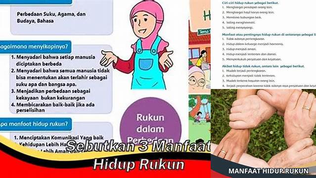 Temukan 2 Manfaat Hidup Rukun yang Jarang Diketahui