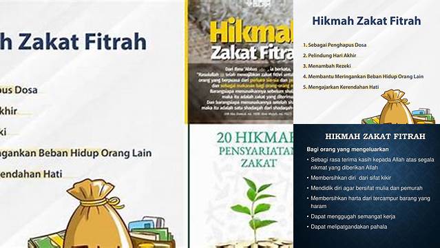 Sebutkan Hikmah Zakat