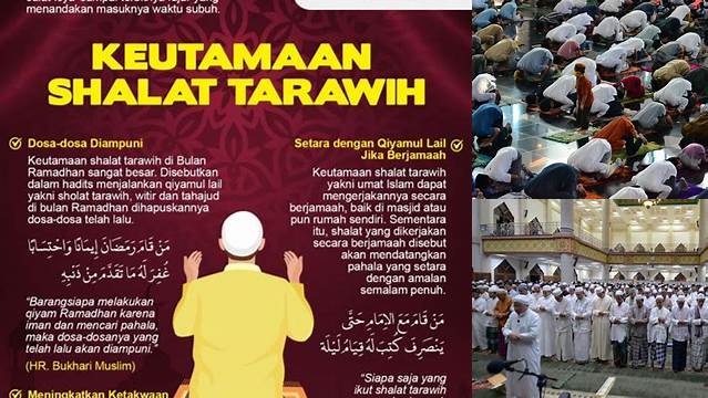 Sebutkan Keutamaan Melaksanakan Salat Tarawih