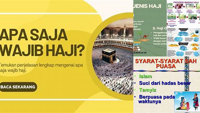 Sebutkan Macam Macam Wajib Haji