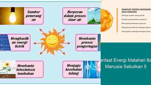 Ungkap Manfaat Energi Matahari yang Perlu Diketahui