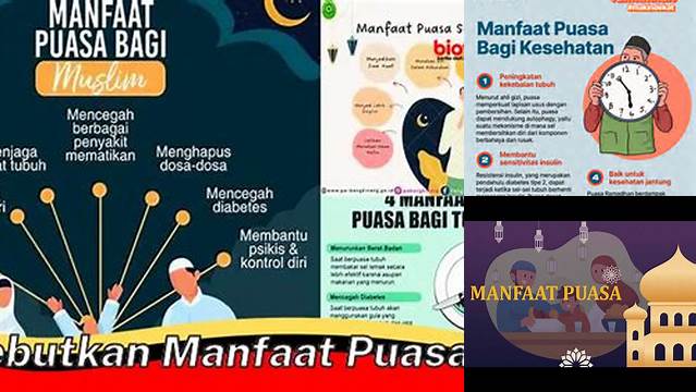 Sebutkan Manfaat Puasa