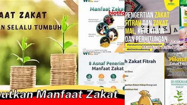 Sebutkan Manfaat Zakat