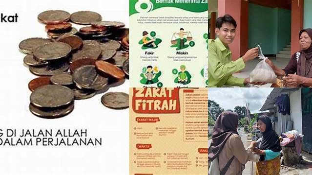 Sebutkan Pembagian Zakat