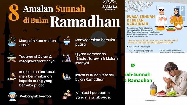 Sebutkan Sunnah Sunnah Puasa