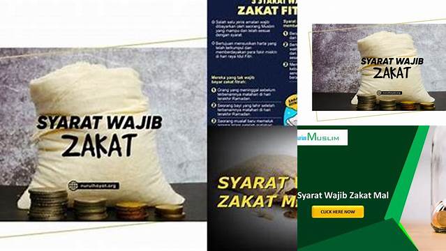 Sebutkan Syarat Wajib Zakat