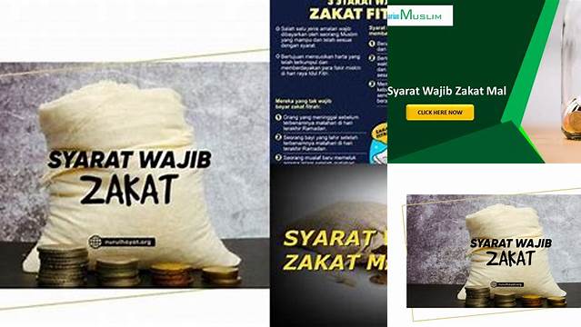 Sebutkan Syarat Wajib Zakat Mal