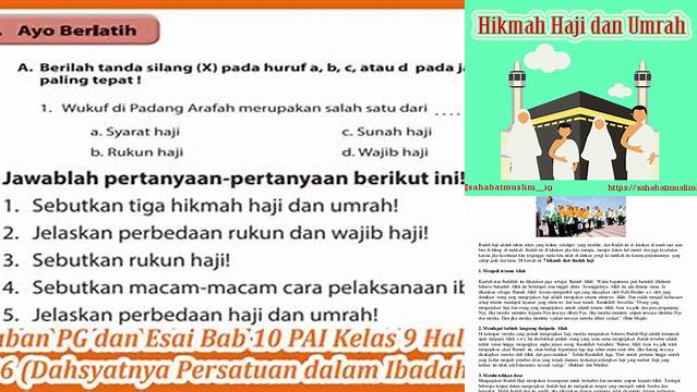 Sebutkan Tiga Hikmah Haji Dan Umrah