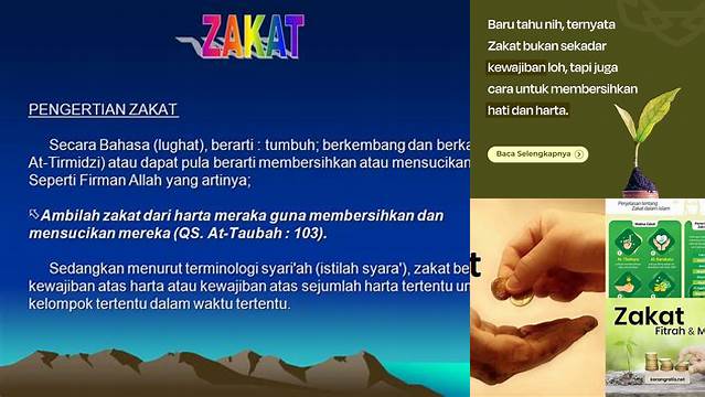 Secara Bahasa Zakat Berarti