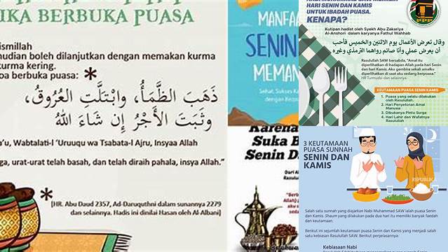 Sejarah Puasa Senin Kamis