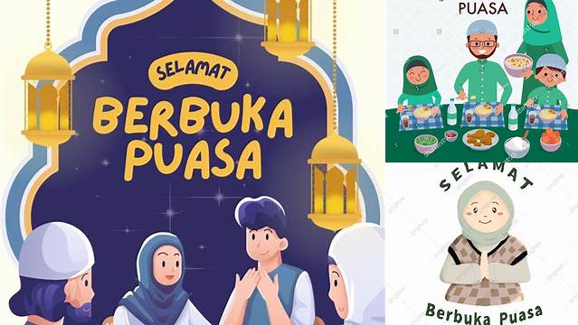 Selamat Berbuka Puasa Kartun
