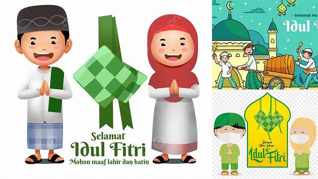 Selamat Idul Fitri Kartun