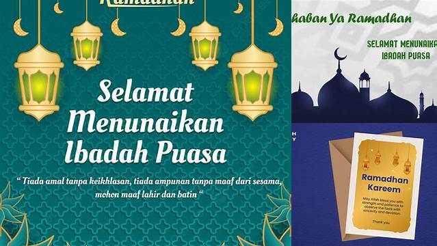 Selamat Menunaikan Ibadah Puasa Bahasa Inggris