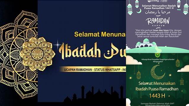 Selamat Menunaikan Ibadah Puasa Ramadhan