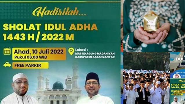 Shalat Idul Adha Dilaksanakan Pada Tanggal