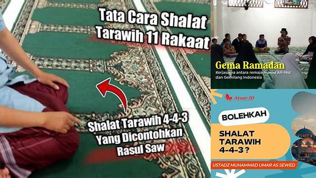 Shalat Tarawih 4 4 3