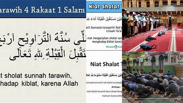 Temukan 9 Hal Penting tentang shalat tarawih 4 rakaat satu salam ringkas mudah spesial idul fitri