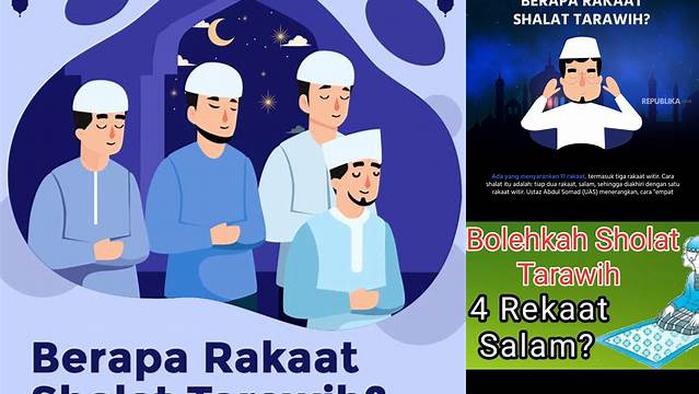 Shalat Tarawih Muhammadiyah Berapa Rakaat